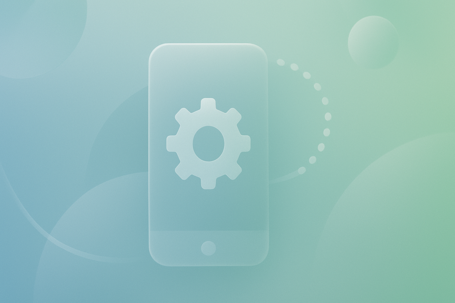 Abstract representation of field service apps enhancing mobile team efficiency.