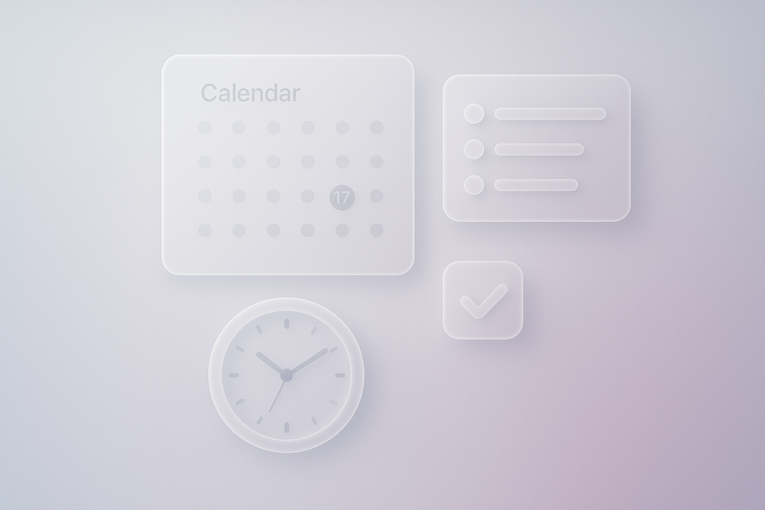 Digital workspace illustrating project management tools with a calendar interface.