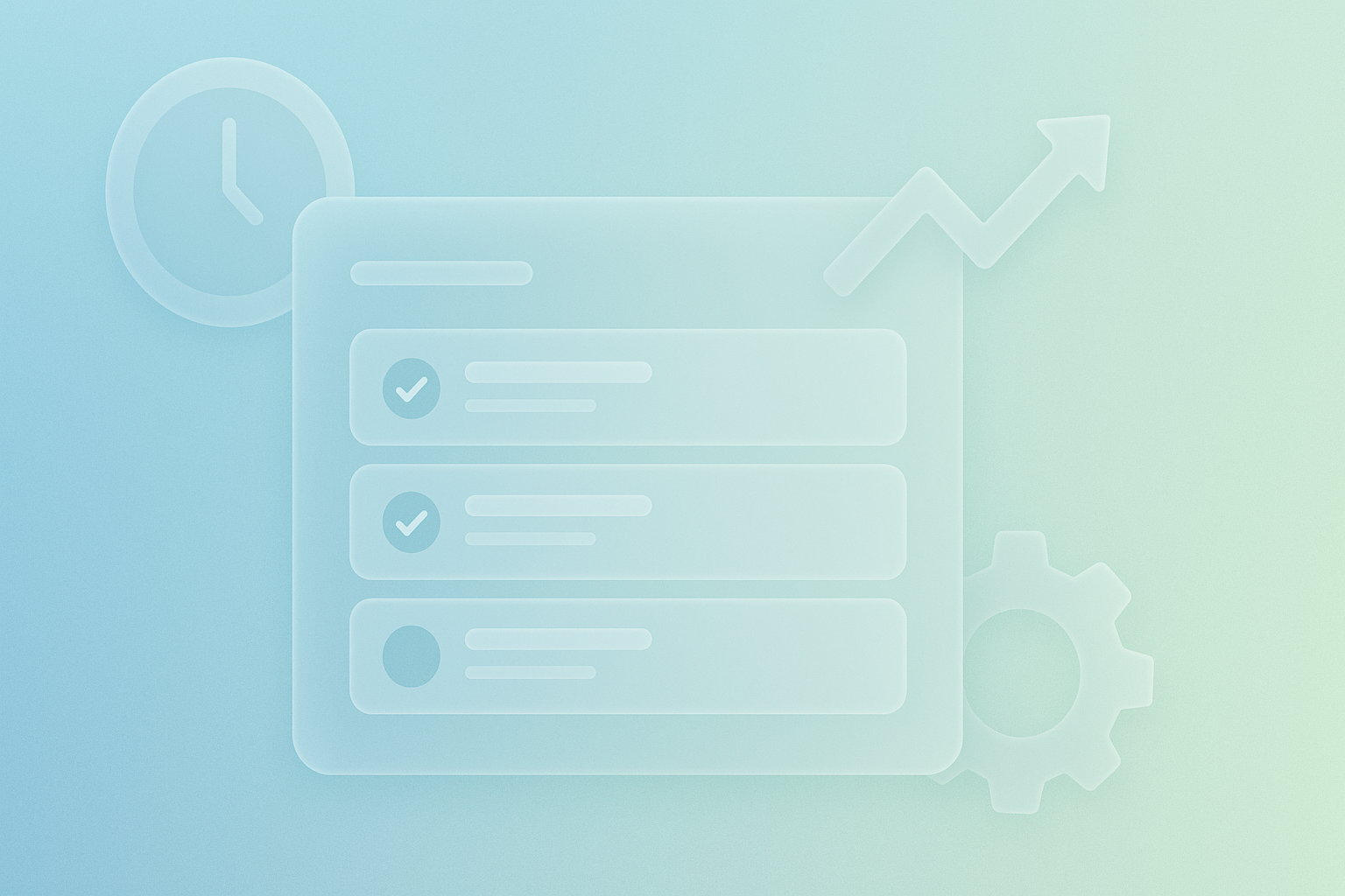 Abstract representation of order management efficiency in e-commerce.