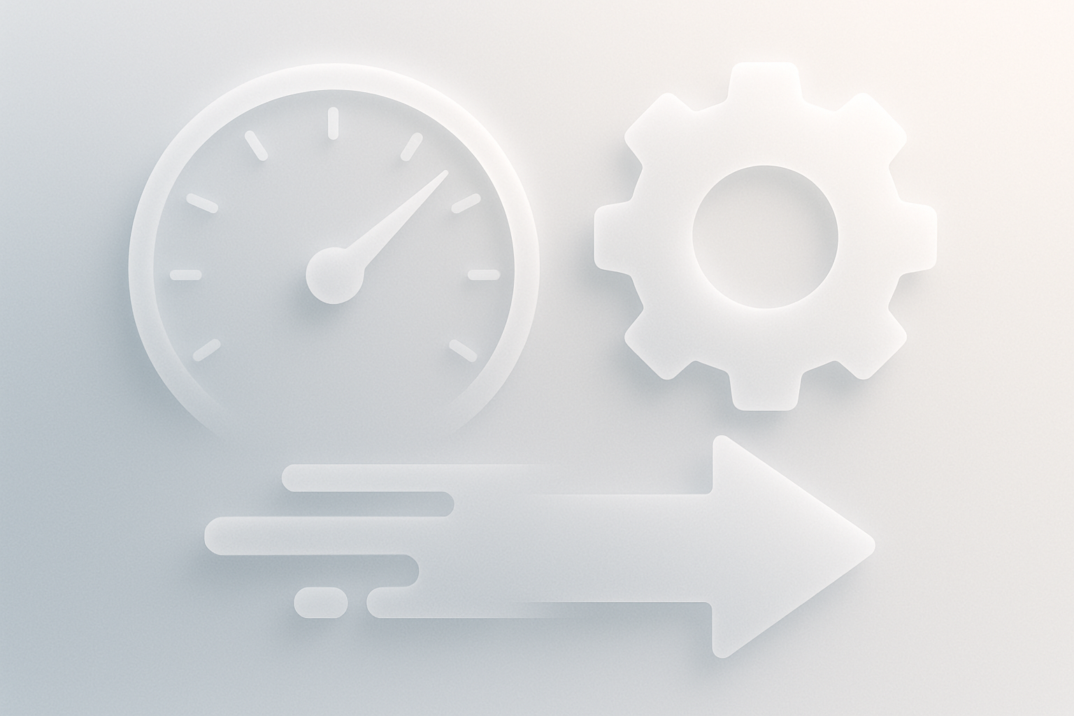 An abstract representation of performance optimization in web development.
